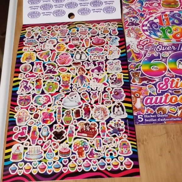 1200 New/Old Stock LISA FRANK STICKERS - Picture 6 of 7
